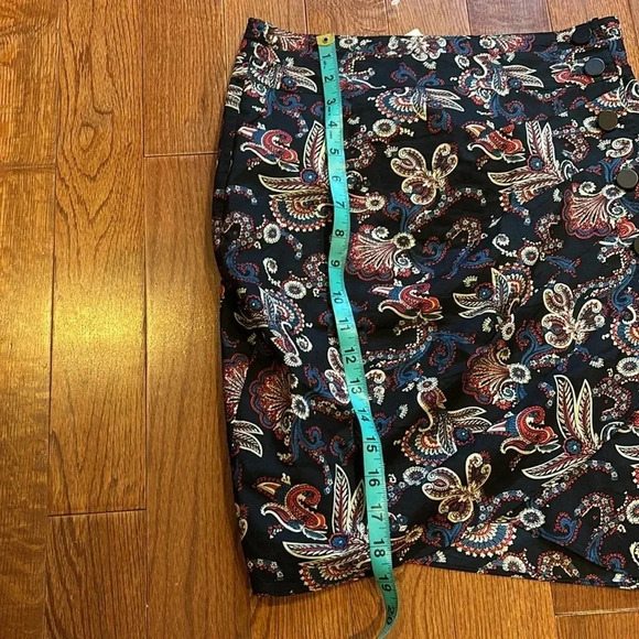 ba&sh Cassi Paisley Printed Mini Skirt Sz Small New - Picture 10 of 16